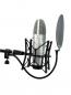 Preview: OMNITRONIC Mikrofon-Popfilter, Metall schwarz
