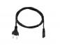 Preview: OMNITRONIC Euro Netzkabel 1,5m sw