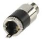 Preview: Audio-Stecker 2.5 mm Female Silber