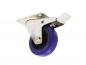Preview: ROADINGER Lenkrolle 100mm blau mit Bremse
