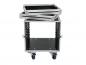 Preview: ROADINGER Rack Profi KM 10HE 55cm mit Rollen