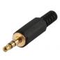 Preview: Audio-Stecker 3.5 mm Male Schwarz