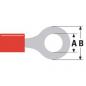 Preview: Kabelschuh Fast On 3.2 mm Female Rot