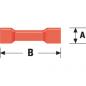 Preview: Kabelschuh Fast On 4.0 mm Female Rot