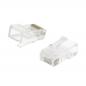 Preview: Stecker RJ45 Solid UTP CAT5 Male Transparent