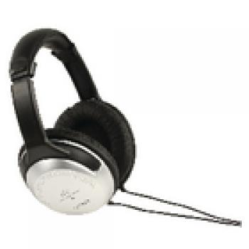 Kopfhörer übers Ohr 3.5 mm Silber/Schwarz