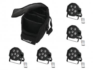 EUROLITE Set 5x LED SLS-603 + Case