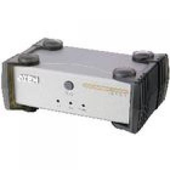 2-Port KVM Switch Silber