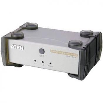2-Port KVM Switch Silber