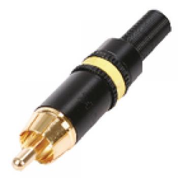 Video-Anschluss RCA Male Schwarz