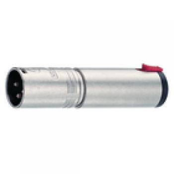 3-poliger XLR Kabelstecker - verriegelbare Stereo 6.35 mm Klinkenbuchse