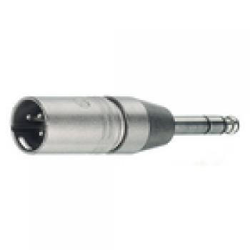 3-poliger XLR Kabelstecker - Stereo 6.35 mm Klinkenstecker