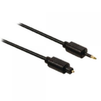Digital-Audio-Kabel Toslink male - 3.5 mm optischer Stecker 3.00 m Schwarz