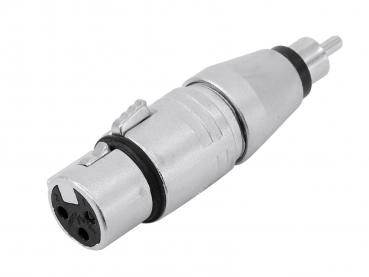 NEUTRIK Adapter XLR(F)/Cinch(M) NA2FPMM