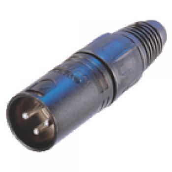 Stecker XLR Male Metall Schwarz