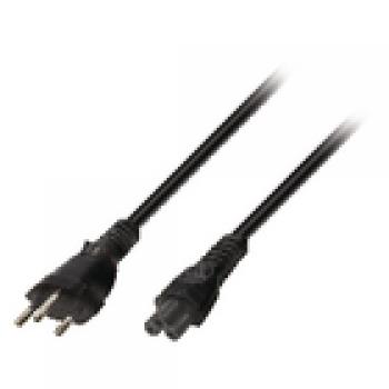 Netzkabel Schweiz CH Typ 12 - IEC-320-C5 2.00 m Schwarz