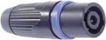 Kabelstecker Speakon® STX schwarz 4P