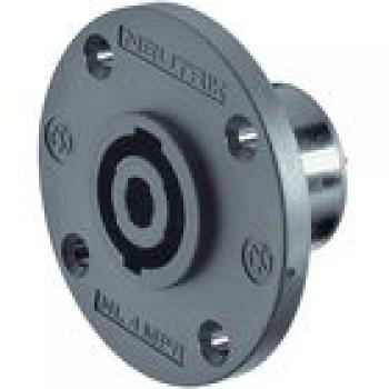 4-poliger SpeakON Einbaustecker, runder G-Flansch