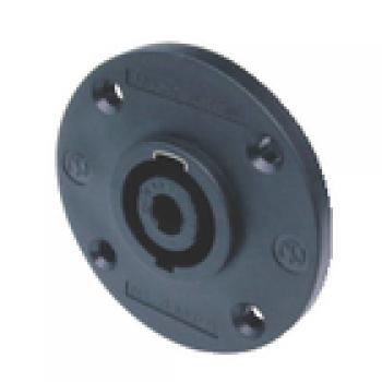 4-poliger SpeakON Einbaustecker, runder G-Flansch