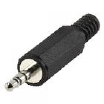 Audio-Stecker 3.5 mm Male Schwarz