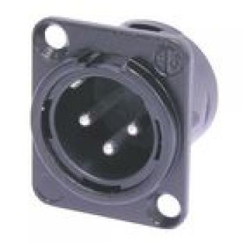 Stecker XLR Male Schwarz