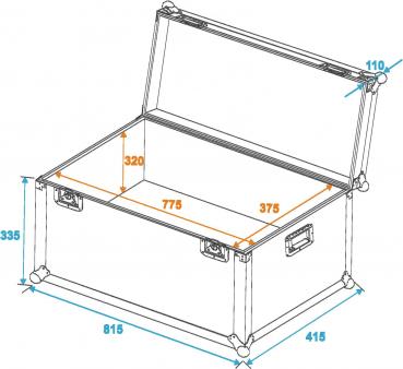 ROADINGER Universal-Transport-Case 80x40cm