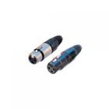 Stecker XLR Female Schwarz