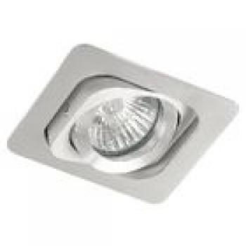 Halogen-Einbauleuchte 50 W Rectangular Aluminium