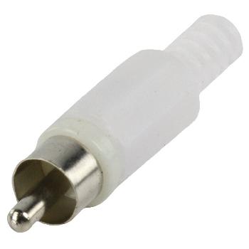 Cinch RCA PVC Weiss