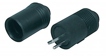 Stecker Speaker Male Schwarz