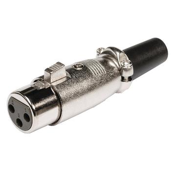 Stecker XLR 3-Pin Female Silber