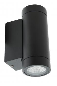 LED Außenwandleuchte 6 W 190 lm Schwarz