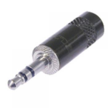 Audio-Stecker 3.5 mm Male Schwarz