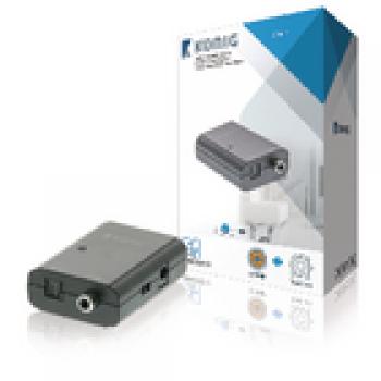 Digital Audio-Konverter Toslink Buchse - 1x SPDIF Dunkelgrau