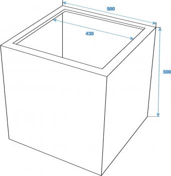 EUROPALMS LEICHTSIN BOX-50, braun, glänzend