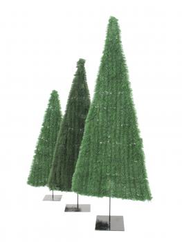 EUROPALMS Tannenbaum, flach, grün, 120cm