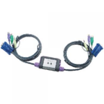 2-Port KVM Switch Schwarz