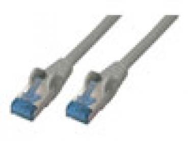 Patchkabel CAT6a RJ45 S/STP 15m grey | Halogenfrei / GHMT Zertifizier