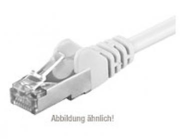 Patchkabel CAT5e RJ45 F/UTP 0,5m white