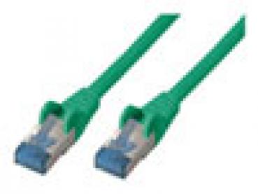 Patchkabel CAT6a RJ45 S/STP 15m green | Halogenfrei / GHMT Zertifizier