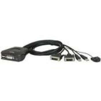 2-Port KVM Switch Schwarz