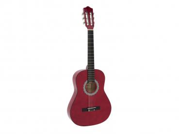 DIMAVERY AC-303 Klassikgitarre 3/4, rot