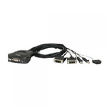 2-Port KVM Switch Schwarz