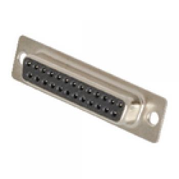 Computer Stecker D-Sub 25-pol. Female Silber