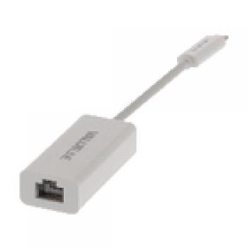 Adapter USB-C male - RJ45 (8P8C) female Weiss