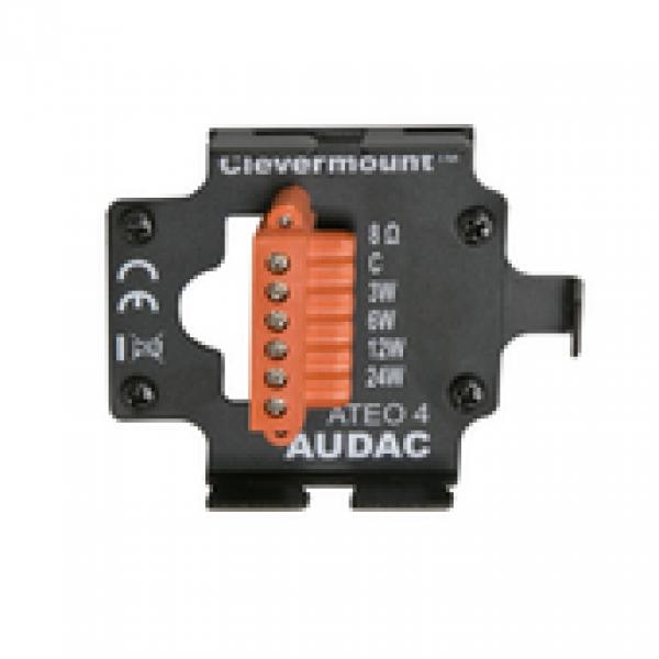 Audac ATEO 4 B - 2-Wege Lautsprecher mit Clevermount schwarz