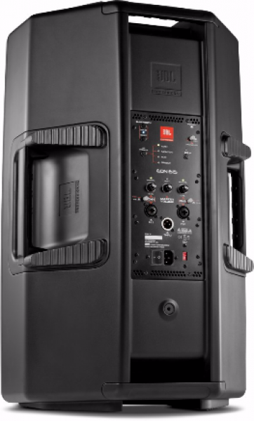 JBL EON 615 Aktivbox, schw., 15''/1''Neodym, 1000W, 90°x60°, 2-Kanal Mixer, 36mm Flansch, Multifunktionsgehäuse (Monitor)