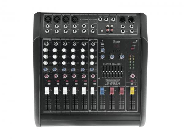 OMNITRONIC LS-822A Live-Power-Mixer
