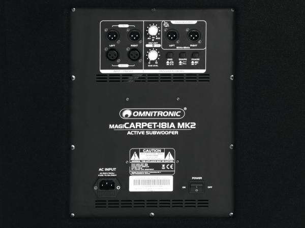 OMNITRONIC MagiCarpet-181A MK2 Aktivsubwoofer