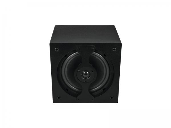 OMNITRONIC QI-8 Koaxial-Wandlautsprecher schwarz